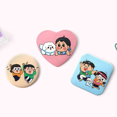 흔한남매 핀버튼 3종 세트