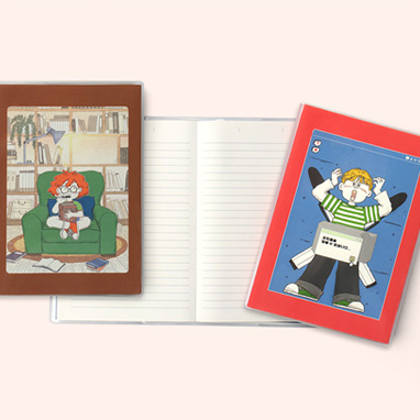 프린들 투명 커버 노트