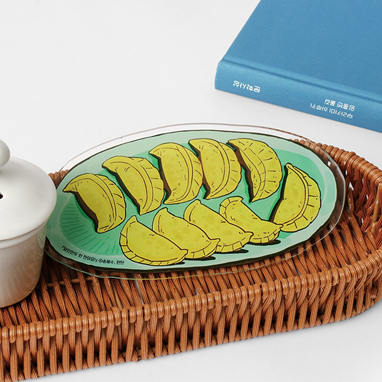 달인만두 아크릴 티 코스터