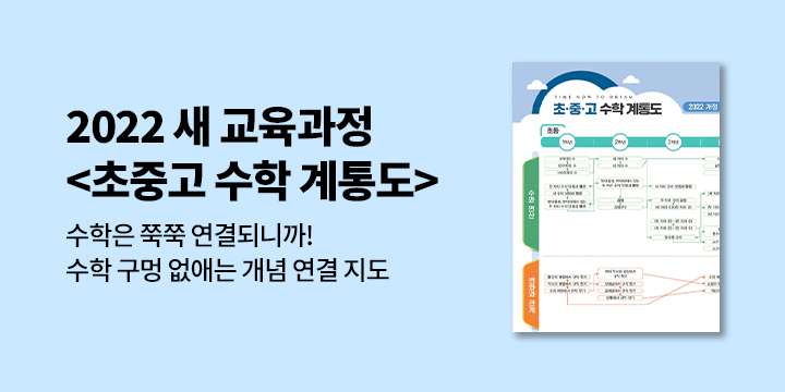 [이젠교육] 2022 새 교육과정 적용, 초중고 수학 계통도