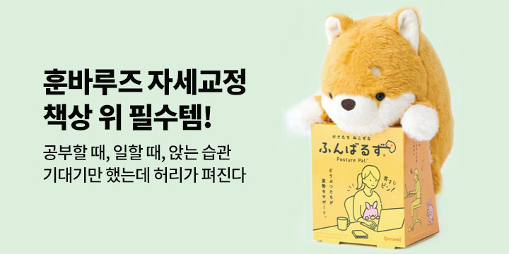 앉아만 있어도 자세 습관 교정! 훈바루즈 자세교정 인형