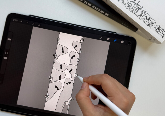 쑥 작가의 작업실 - 『느슨한 균형』