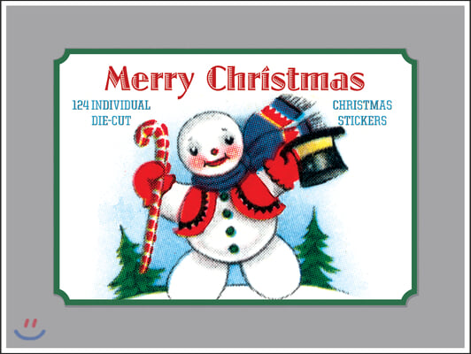 Merry Christmas Vintage Christmas Stickers