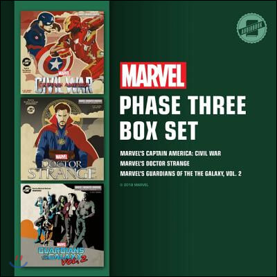 Marvel&#39;s Phase Three Box Set: Phase Three: Marvel&#39;s Captain America: Civil War; Phase Three: Marvel&#39;s Doctor Strange; Phase Three: Marvel&#39;s Guardian