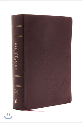 The King James Study Bible, Bonded Leather, Burgundy, Full-Color Edition