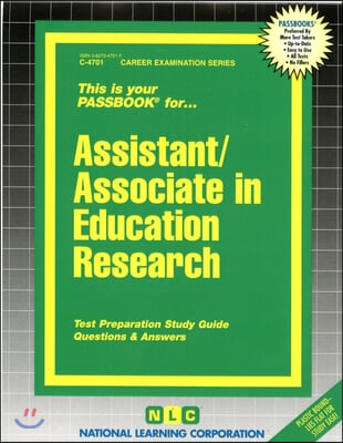 Assistant/Associate in Education Research: Passbooks Study Guide