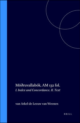 Mo&#240;ruvallabok, Am 132 Fol.: I. Index and Concordance. II. Text