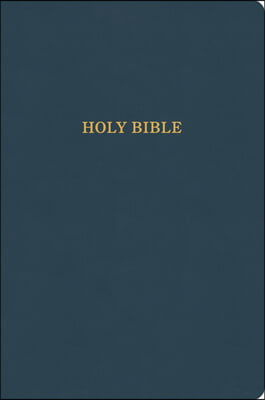 KJV Large Print Thinline Bible, Value Edition, Slate Leathertouch: Holy Bible