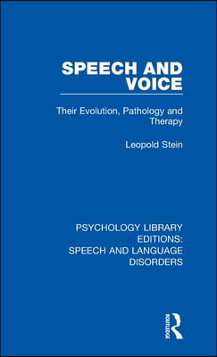 Speech and Voice