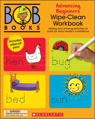 Bob Books - Wipe-Clean Workbook: Advancing Beginners Phonics, Ages 4 and Up, Kindergarten (Stage 2: Emerging Reader)