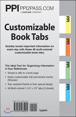 Customizable Book Tabs