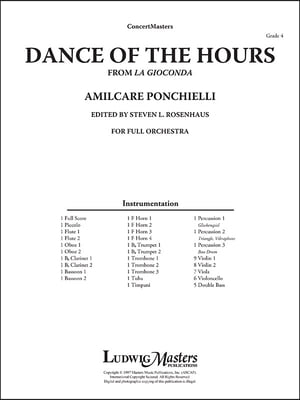 Dance of the Hours from La Gioconda (Masters Edition): Score