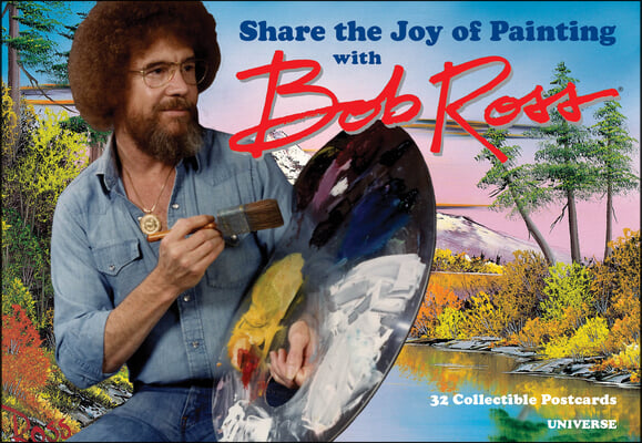 Share the Joy of Painting with Bob Ross: 35 Postcards