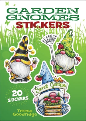 Garden Gnomes Stickers: 20 Stickers