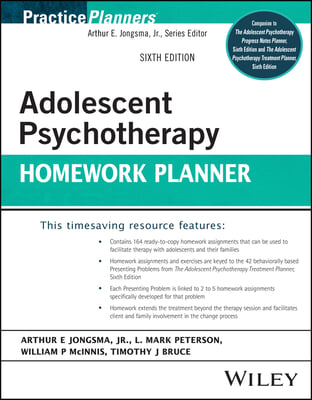 Adolescent Psychotherapy Homework Planner