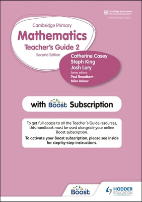 Cambridge Primary Mathematics Teacher's Guide Stage 2 with Boost Subscription