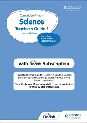 Cambridge Primary Science Teacher&#39;s Guide Stage 1 with Boost Subscription
