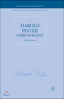 A Harold Pinter Chronology