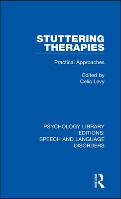 Stuttering Therapies