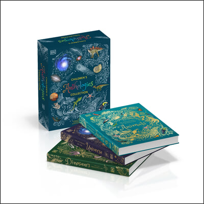 Children's Anthologies Collection: 3-Book Box Set for Kids Ages 6-8, Featuring 300+ Animal, Dinosaur, and Space Topics