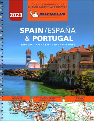Spain & Portugal 2023 - Tourist and Motoring Atlas (A4-Spiral)