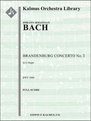 Brandenburg Concerto No. 3 in G, Bwv 1048: Score