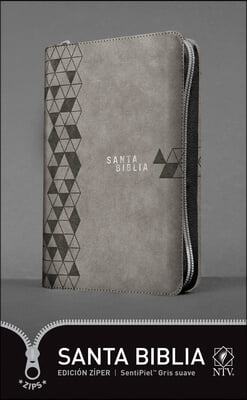 Santa Biblia Ntv, Edicion Ziper, Gris Suave (Sentipiel)