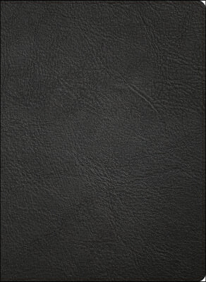 CSB Pastor&#39;s Bible, Verse-By-Verse Edition, Holman Handcrafted Collection, Black Premium Goatskin