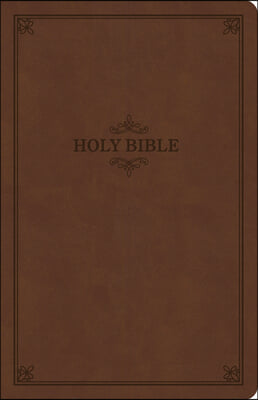 KJV Thinline Bible, Value Edition, Brown Leathertouch