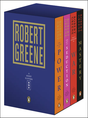 Robert Greene 4-Book Boxed Set: The 48 Laws of Power; The Art of Seduction; The 33 Strategies of War; Mastery