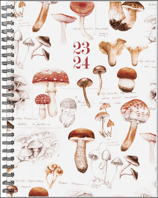 Mushroom Study Academic 2023-24 6.5 X 8.5 Softcover Weekly Planner
