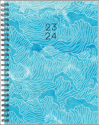 Waves Academic 2023-24 6.5 X 8.5 Softcover Weekly Planner