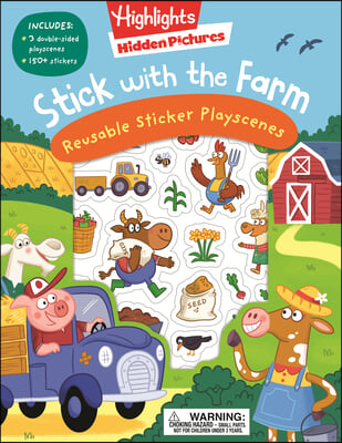 Stick with the Farm Hidden Pictures Reusable Sticker Playscenes