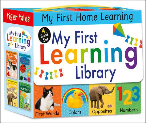 My First Learning Library 4-Book Boxed Set: Includes First Words, Colors, Opposites, and Numbers