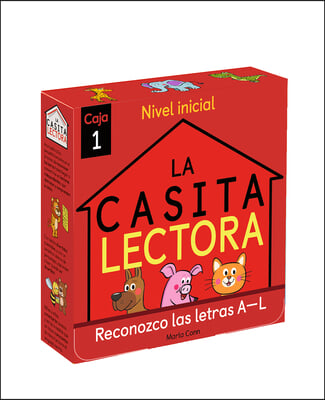 Phonics in Spanish - La Casita Lectora Caja 1: Reconozco Las Letras A-L (Nivel I Nicial) / The Reading House Set 1: Letter Recognition A-L