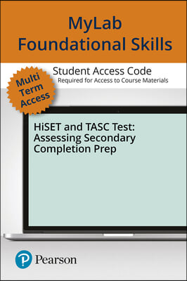 Myfoundationslab Without Pearson Etext for Hiset and Tasc Prep-standalone Access Card, 12 Month Access