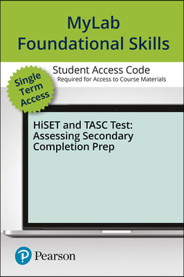 Myfoundationslab Without Pearson Etext for Hiset and Tasc Prep Standalone Access Card, 10 Weeks