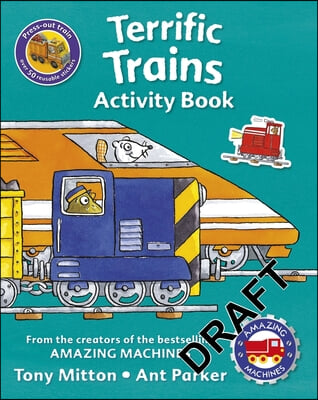 Amazing Machines Terrific Trains Sticker Activity Book