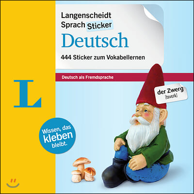 Langenscheidt Sprachsticker Deutsch (Langenscheidt Language Stickers German): 444 Sticker Zum Vokabellernen