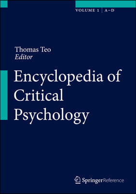 Encyclopedia of Critical Psychology