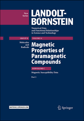 Magnetic Properties of Paramagnetic Compounds