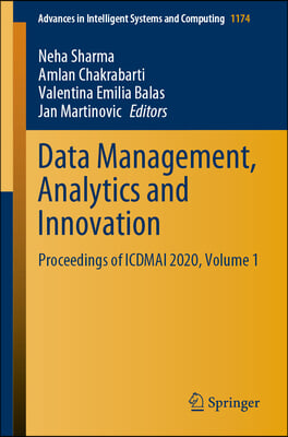 Data Management, Analytics and Innovation: Proceedings of Icdmai 2020, Volume 1