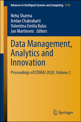 Data Management, Analytics and Innovation: Proceedings of Icdmai 2020, Volume 2