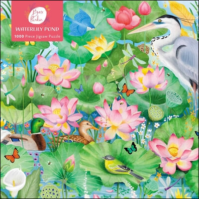 Adult Jigsaw Puzzle: Bex Parkin: Waterlily Pond