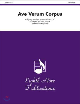 Ave Verum Corpus for Flute