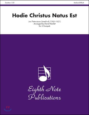 Hodie Christus Natus Est: Score &amp; Parts