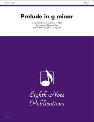 Prelude in G Minor: Score &amp; Parts