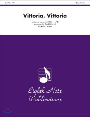 Vittoria, Vittoria: Trombone Feature, Score &amp; Parts