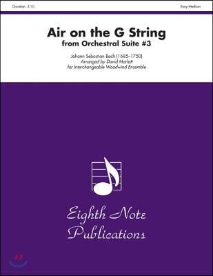 Air on the G String (from Orchestral Suite #3): Score & Parts