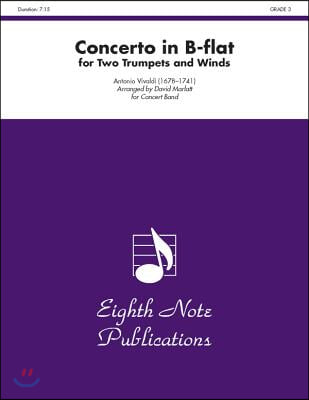 Concerto in B-Flat for Two Trumpets and Winds: Conductor Score